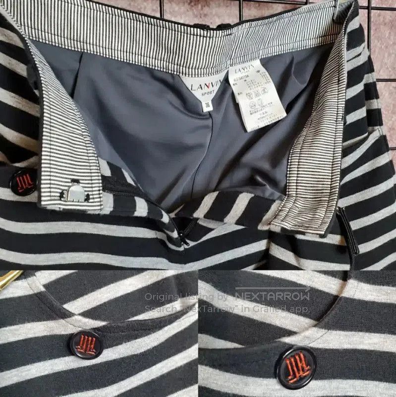 Lanvin Lanvin Striped Black Cotton Blend Casual Shorts . Size 26" / US 2 / IT 38 - 8 Thumbnail