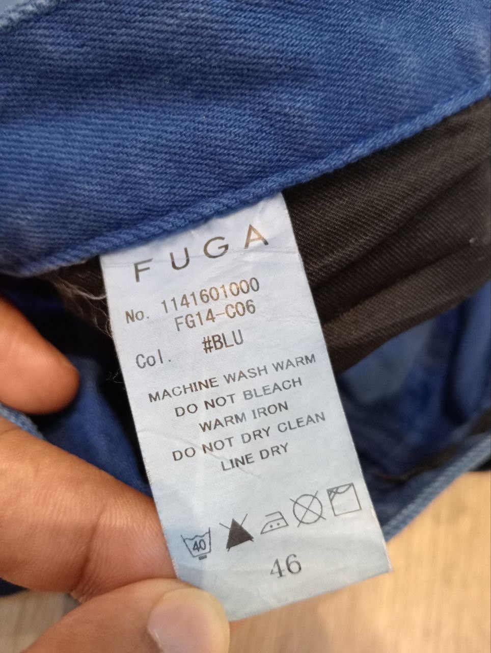 GOSTAR DE FUGA JAPANESE FUGA BLUE WASHED JEANS Size US 34 / EU 50 - 8 Thumbnail