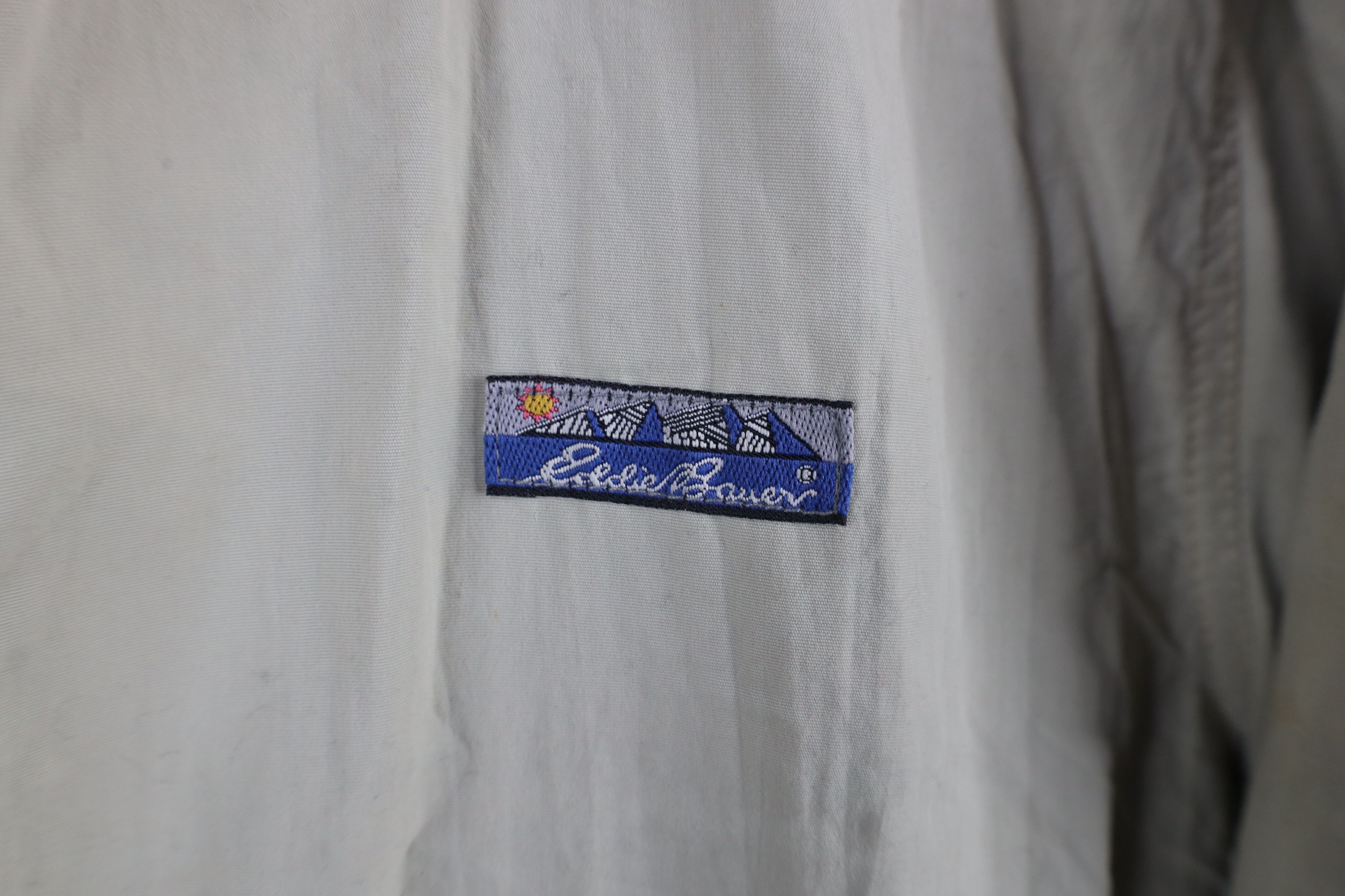 Eddie Bauer × Vintage Vintage 90s Eddie Bauer Fleece Lined Bomber Jacket Beige Size US S / EU 44-46 / 1 - 4 Thumbnail