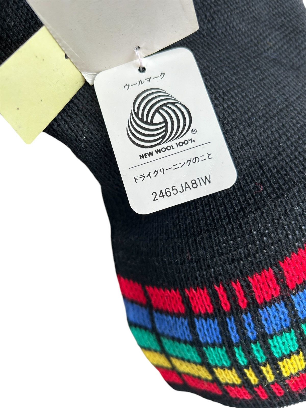 Japanese Brand × Kapital × Vintage Vtg Mohawk Design Knitt Beanie Hats Brand Scott usa Rare ☠️☠️ Size ONE SIZE - 6 Thumbnail