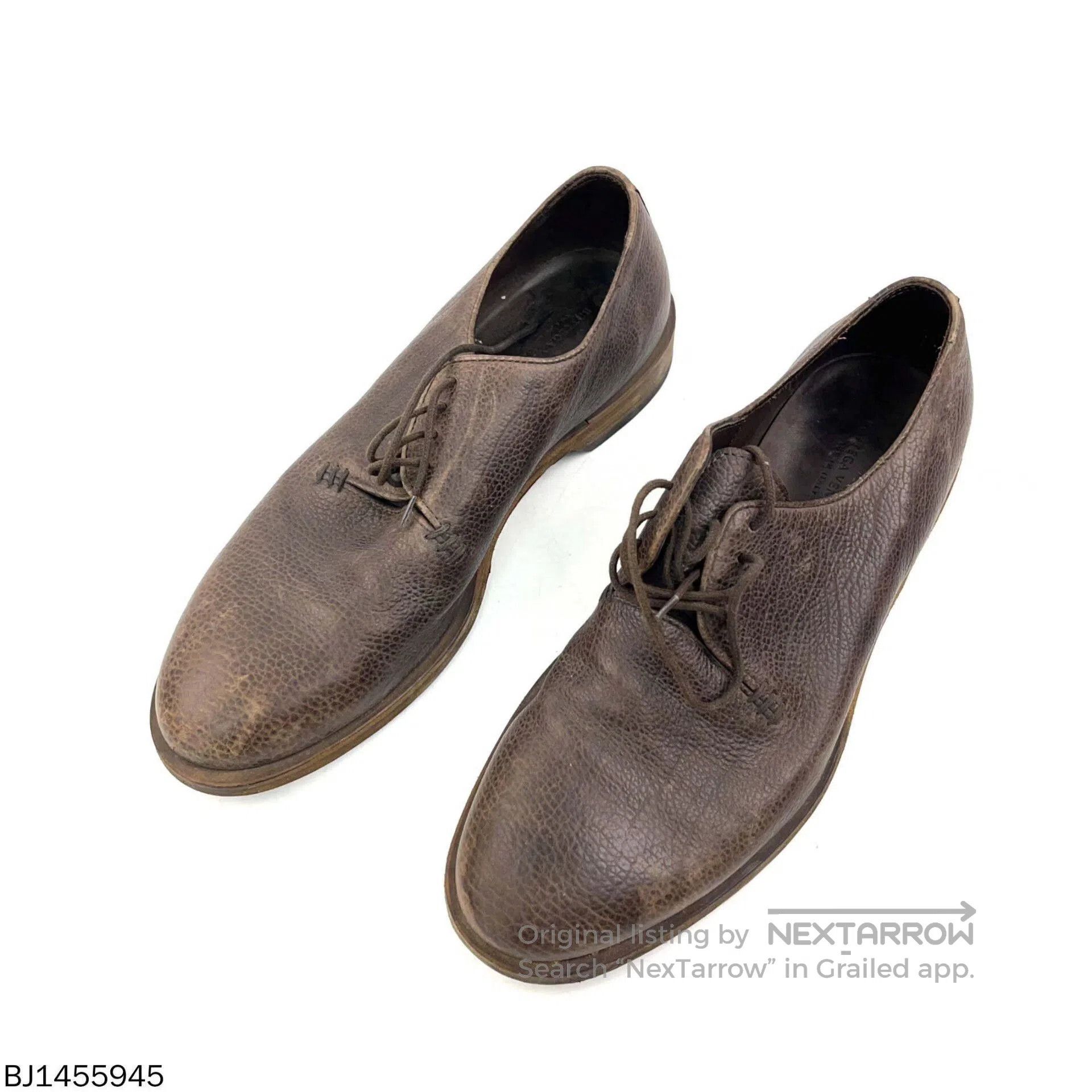 Bottega Veneta low-top lace-up leather shoes Bottega Veneta. Size US 10.5 / EU 43-44 - 1 Thumbnail