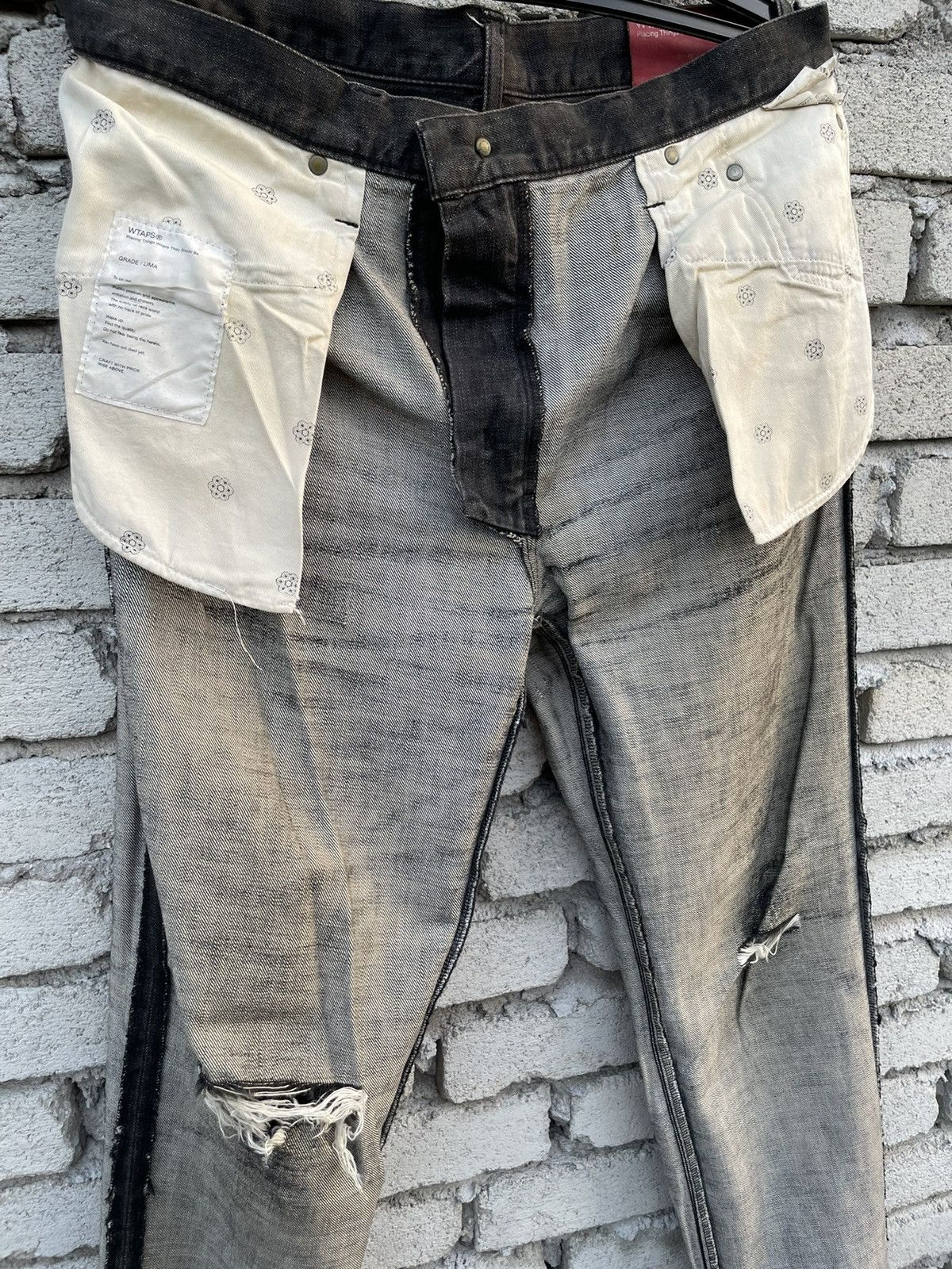 Wtaps Wtaps Distress Denim Size US 36 / EU 52 - 19 Thumbnail