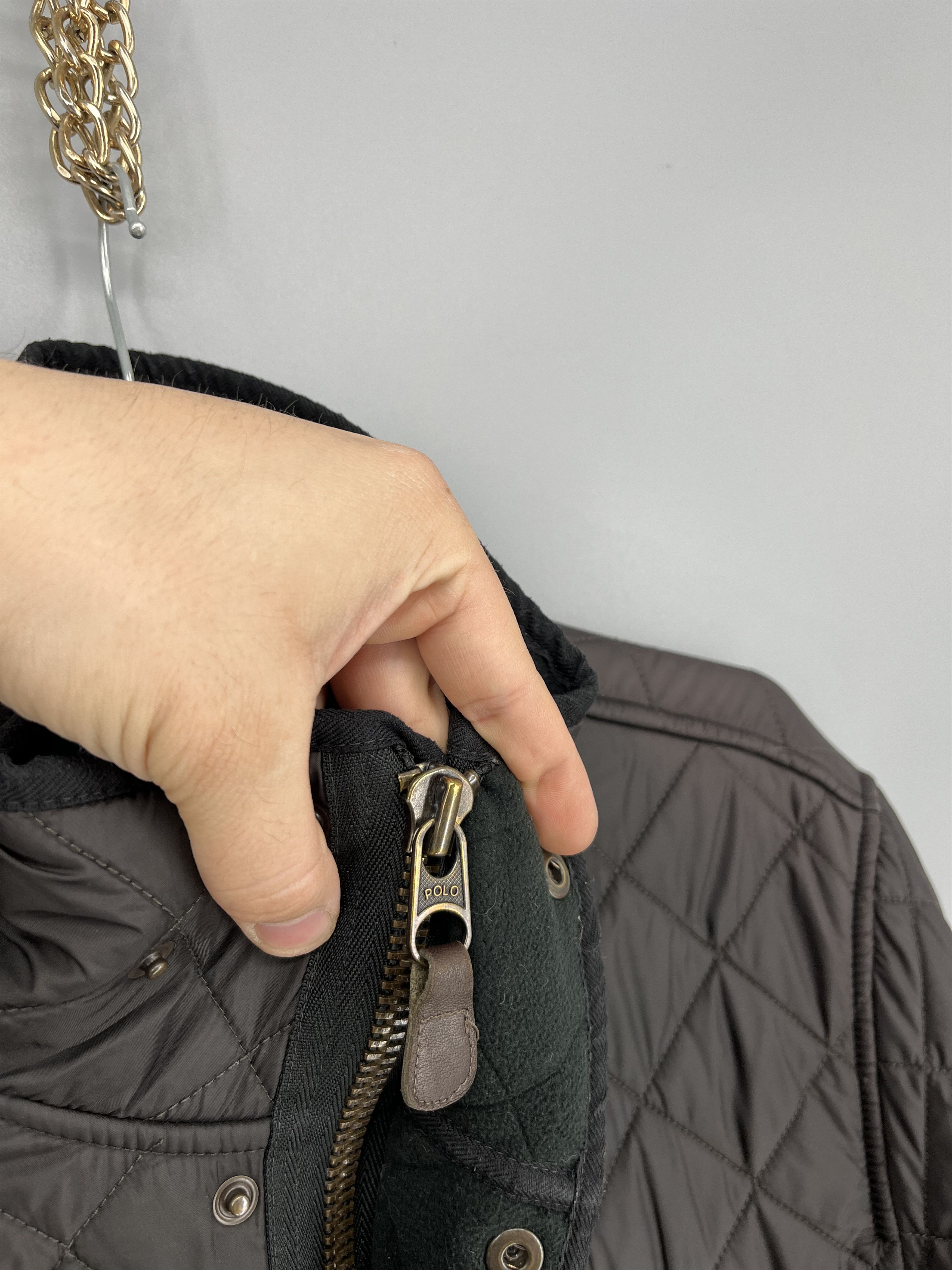 Polo Ralph Lauren Vintage Polo Ralph Lauren Quilted Field Jacket Fleece Size US XL / EU 56 / 4 - 8 Thumbnail