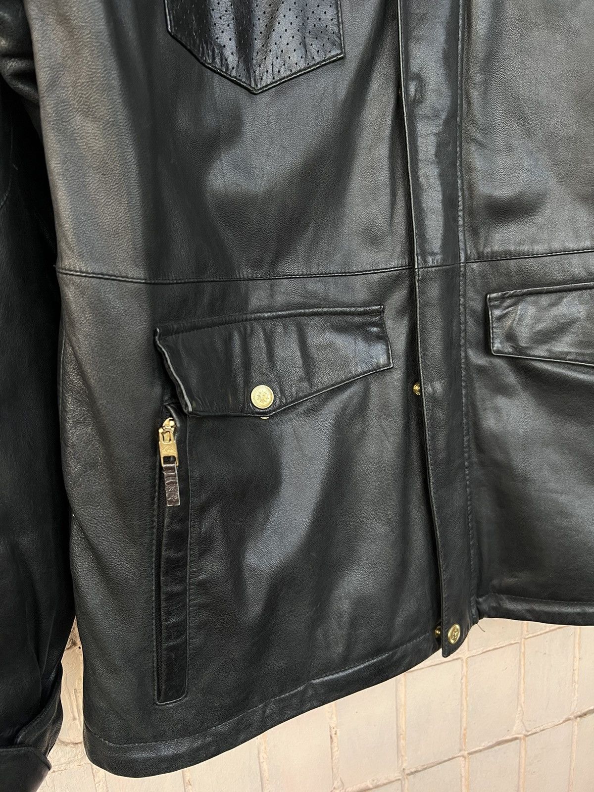 Quiksilver Ski Quiksilver vintage y2k leather jacket Size US L / EU 52-54 / 3 - 5 Thumbnail