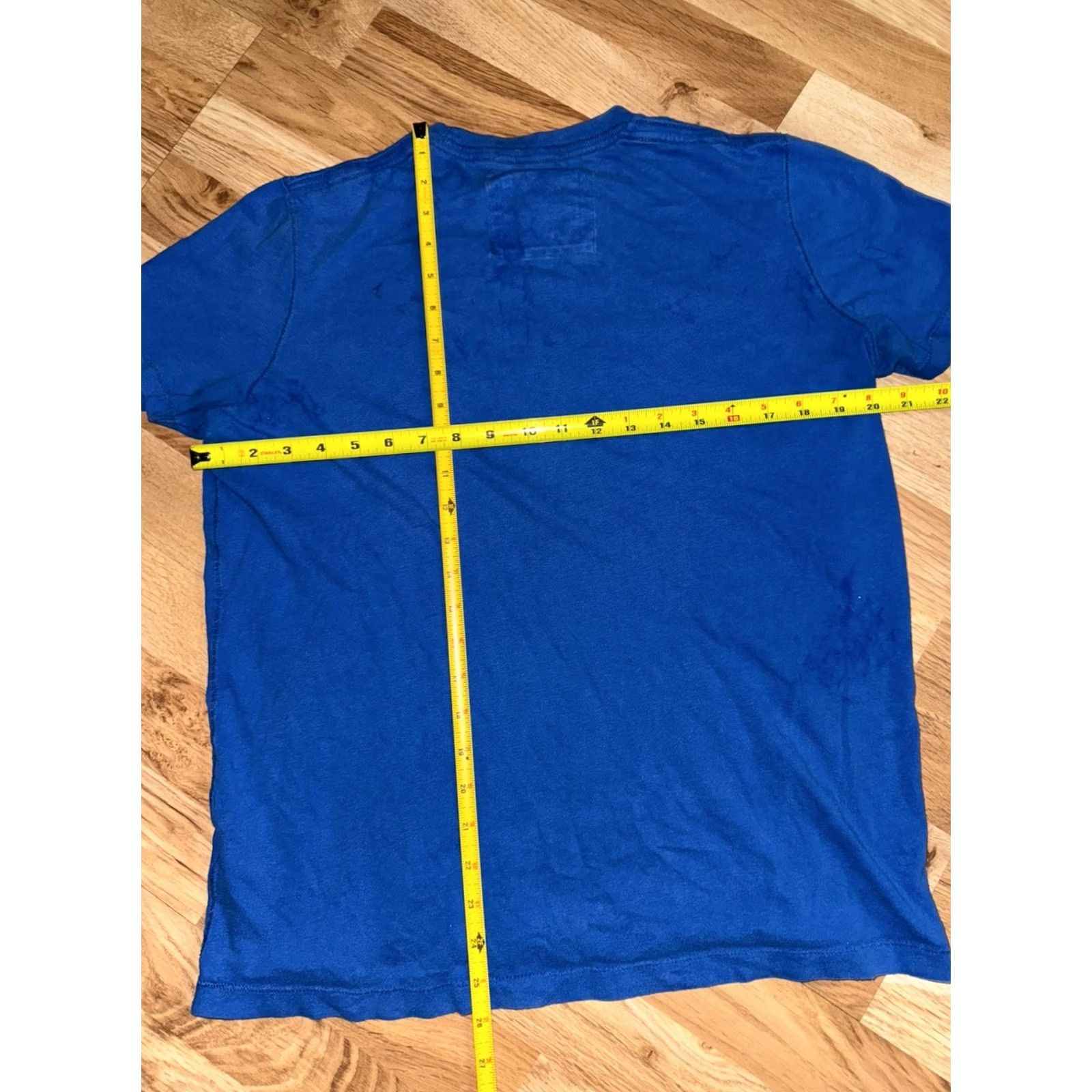 Abercrombie & Fitch VINTAGE Abercrombie Fitch T-Shirt Adult L Blue Embroidered Saranac Warriors Size US L / EU 52-54 / 3 - 4 Thumbnail