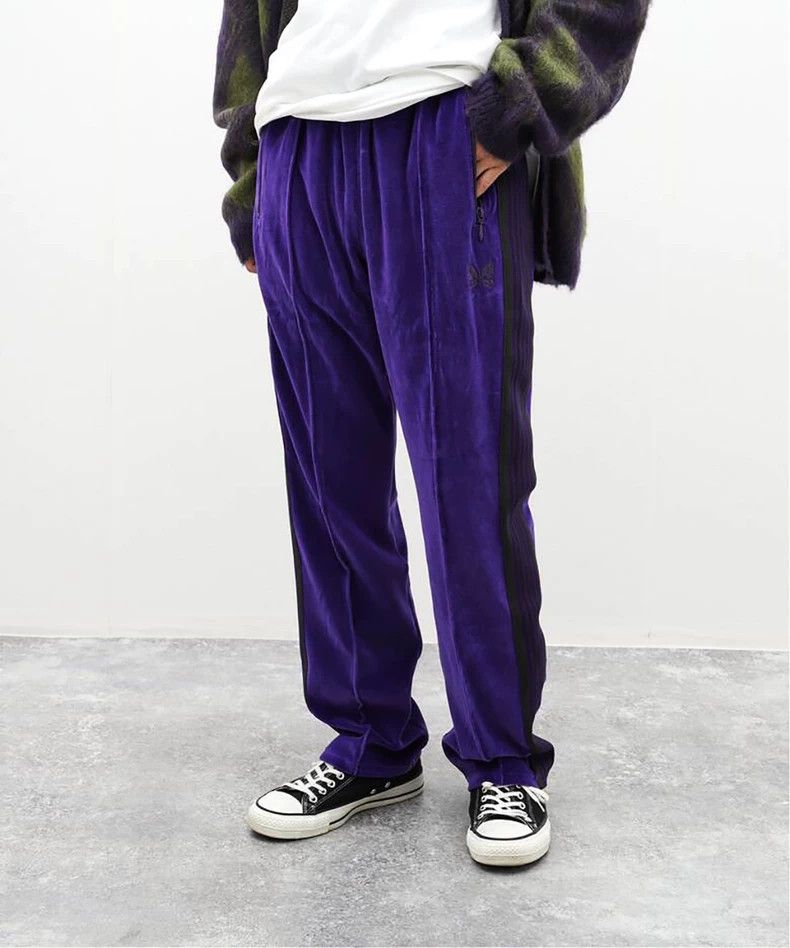 Needles Needles Narrow Track Pant Purple S Size US 27 - 1 Thumbnail