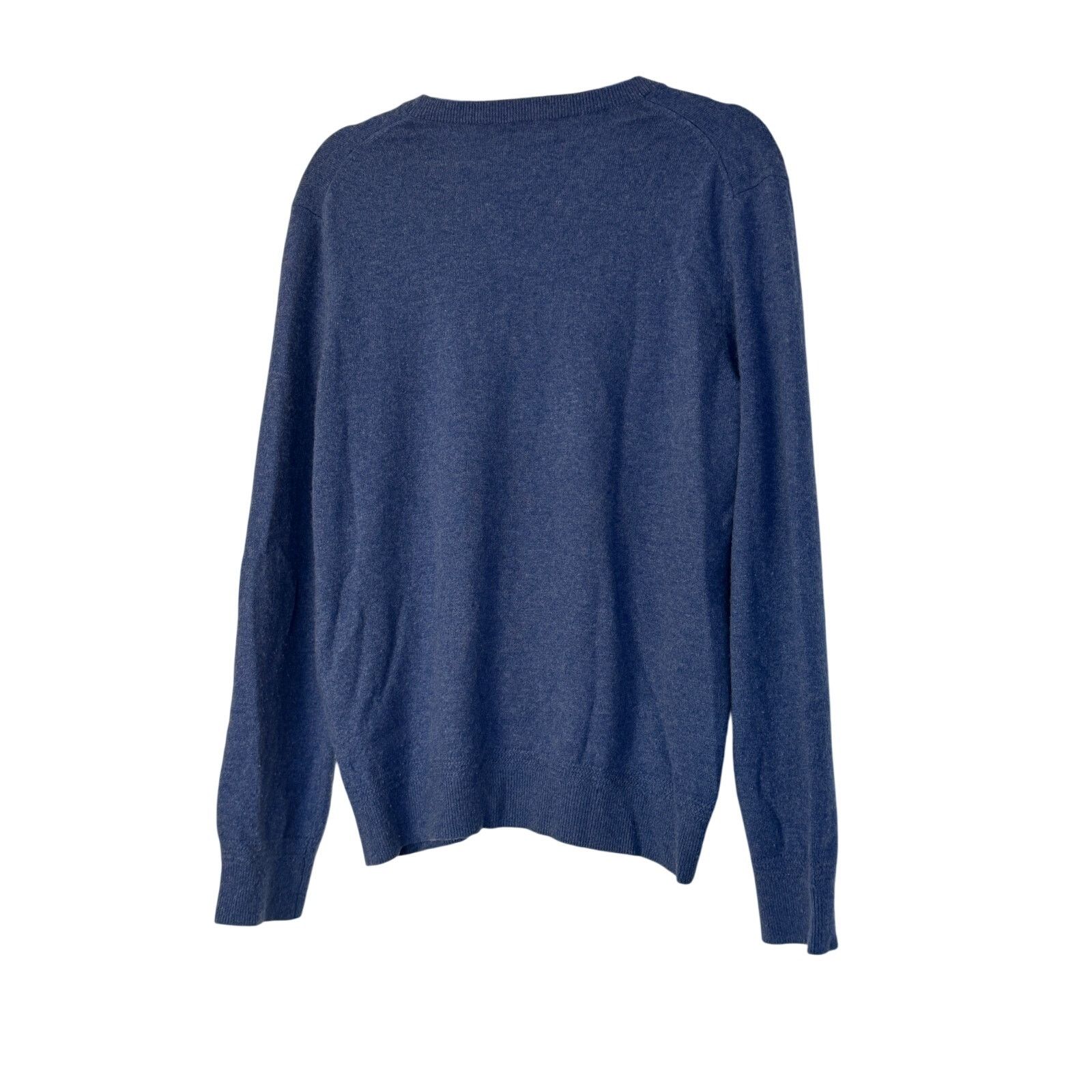 Vince Vince Men's Blue Cashmere V-neck Sweater Size US L / EU 52-54 / 3 - 2 Thumbnail