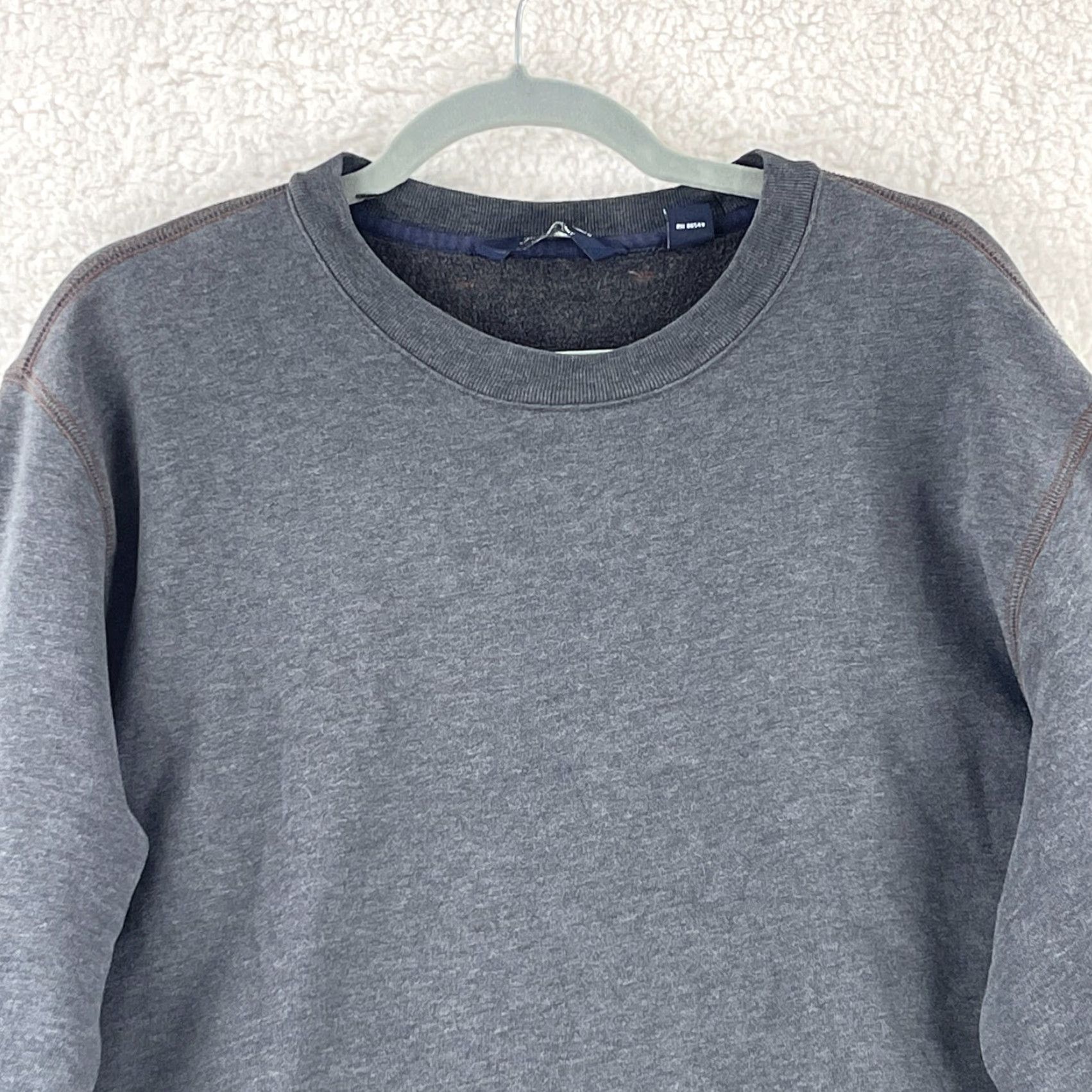Vintage Indigo Palms Gray Crew Neck Pullover Sweater Mens XL Long Sleeve Knit Casual Size US XL / EU 56 / 4 - 3 Thumbnail