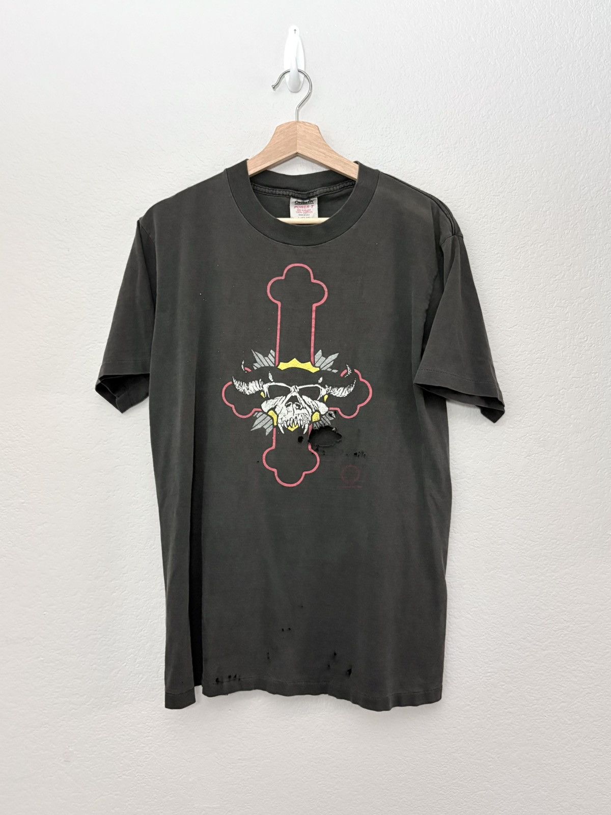 Vintage RARE 80’s DANZIG DISTRESSED NOT OF THIS WORLD TOUR TEE Size US L / EU 52-54 / 3 - 1 Thumbnail