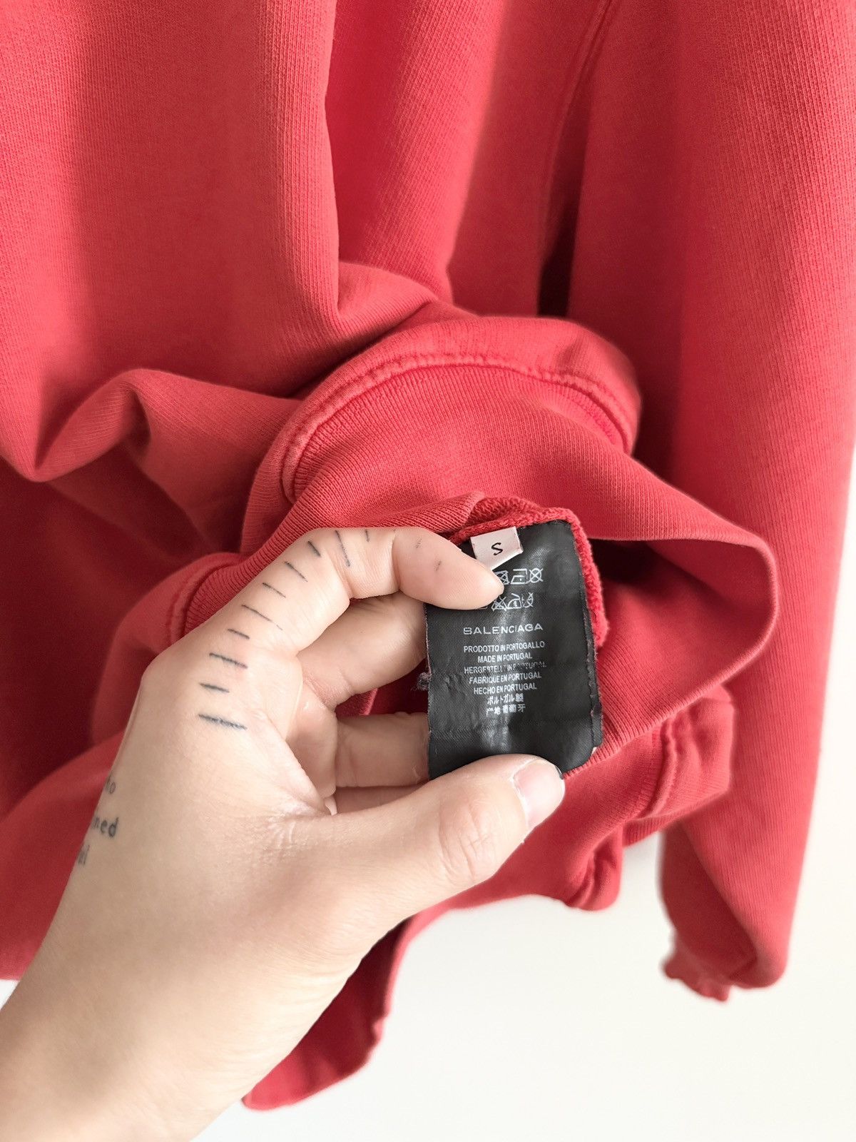 Balenciaga ICONIC! Balenciaga Campaign Red Hoodie Size US S / EU 44-46 / 1 - 7 Thumbnail