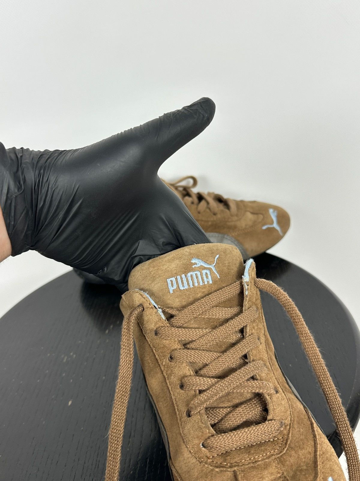 Puma Vintage Puma Speedcat Brown Suede/Leather Y2K Sneakers Size US 8 / IT 38 - 20 Thumbnail
