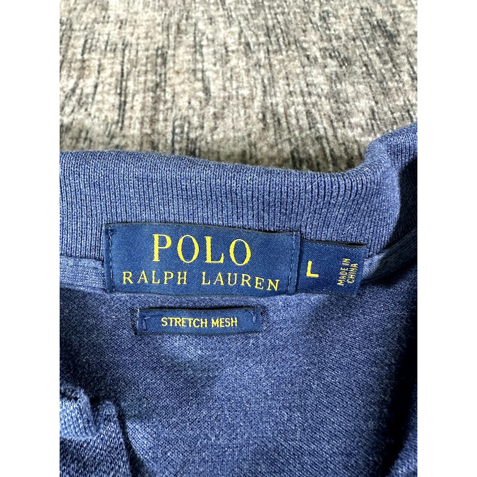 Polo Ralph Lauren Polo Ralph Lauren Blue Red Jockey Polo Stretch Mesh Shirt Lg Size US L / EU 52-54 / 3 - 6 Thumbnail