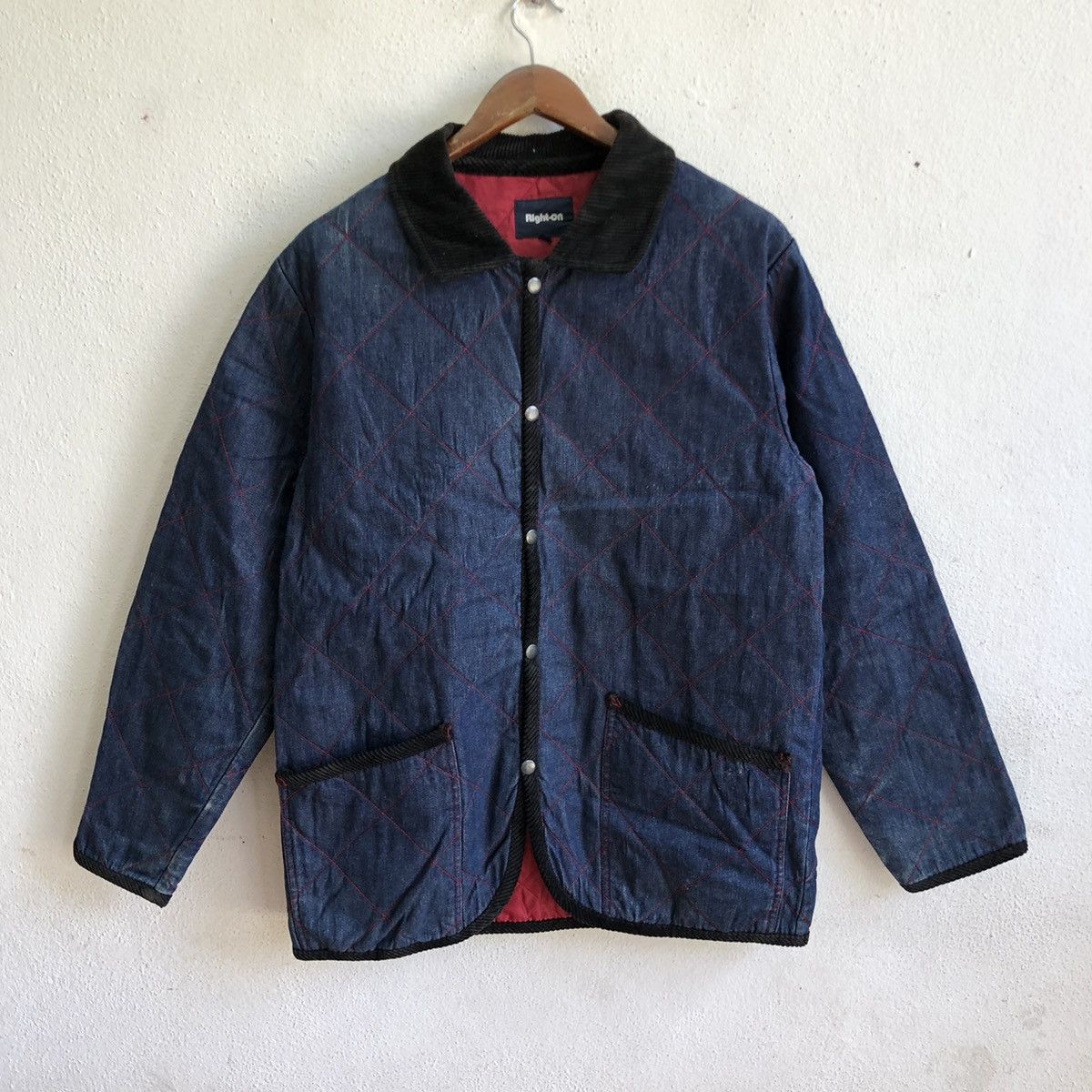 RIGHT-ON quilted denim jacket