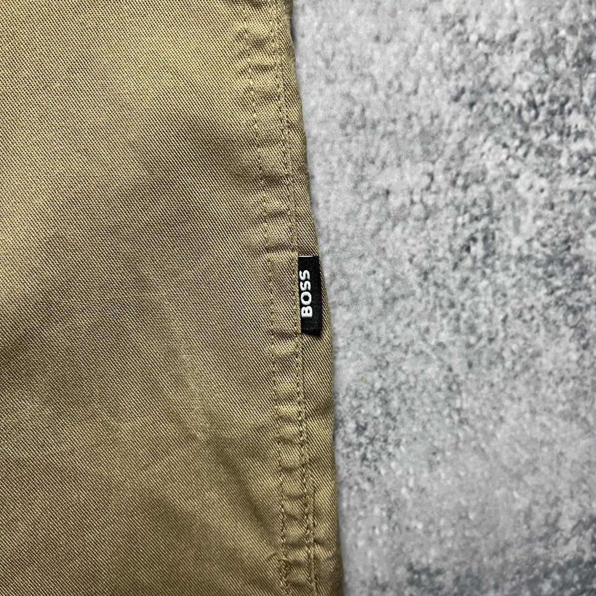 Designer × Hugo Boss Hugo Boss Brown Shirt Short Sleeve Button Up Luxury Designer Size US L / EU 52-54 / 3 - 4 Thumbnail