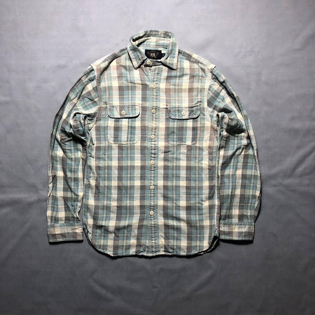 RRL Ralph Lauren RRL Ralph Lauren Western Plaid L/S Shirt Size US XS / EU 42 / 0 - 1 Thumbnail