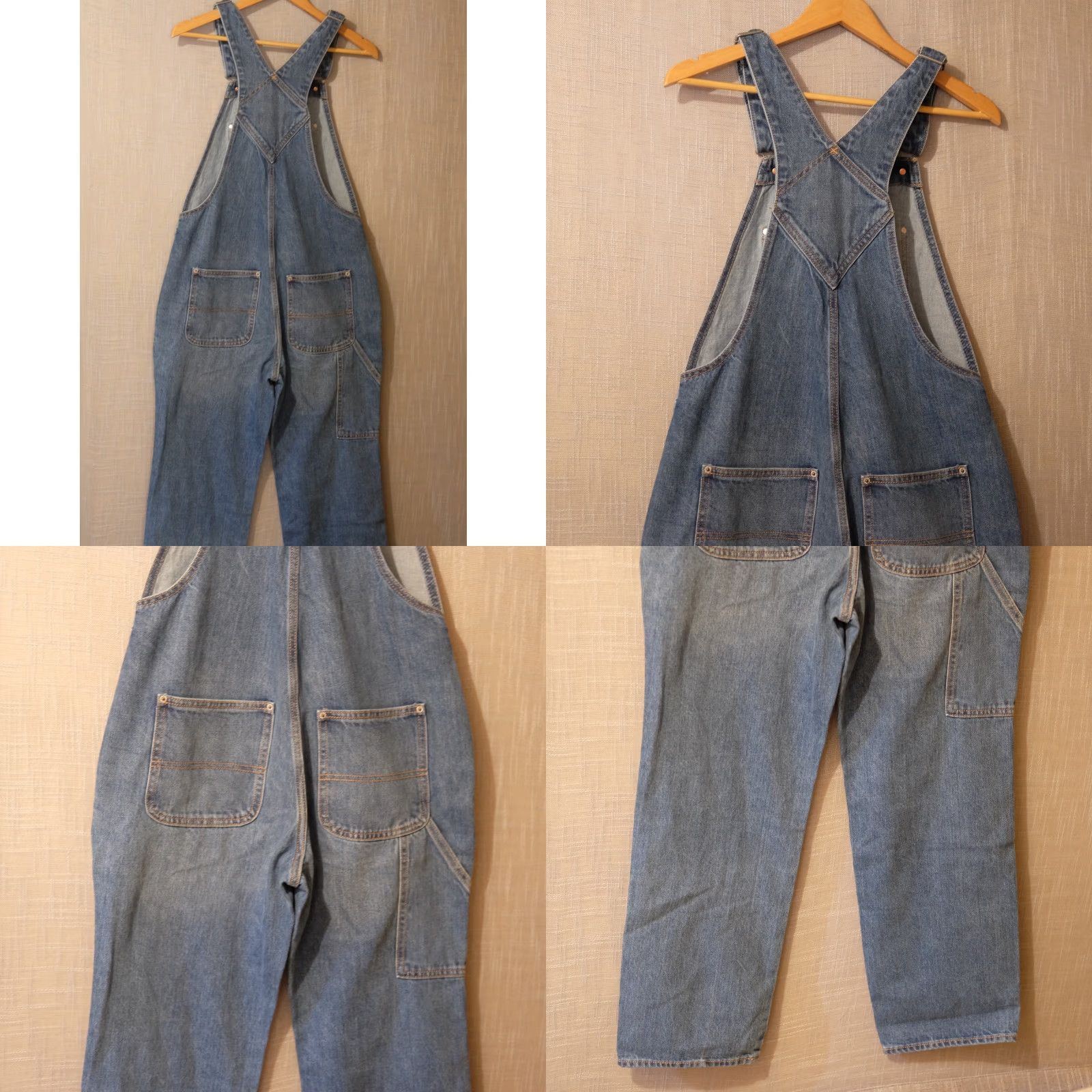 Old Navy Nwot! Old Navy Overalls Blue Denim 100% Cotton Women's 8 Jumpsuit Size 30" / US 8 / IT 44 - 8 Thumbnail