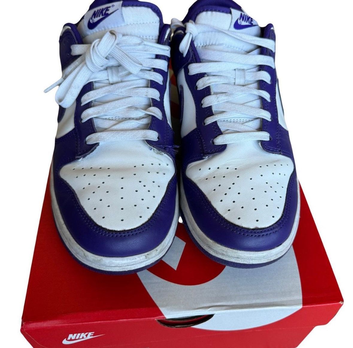Nike Size 9.5 - Nike Dunk Low Retro Court Purple 2022 Size US 9.5 / EU 42-43 - 3 Thumbnail