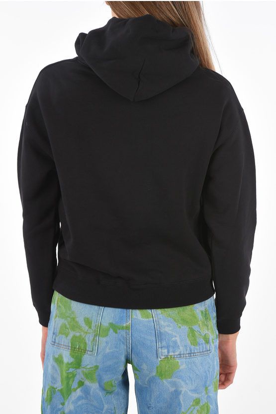Balenciaga o1mle1224 Wear Logo Hoodie in Black Size XS / US 0-2 / IT 36-38 - 2 Thumbnail