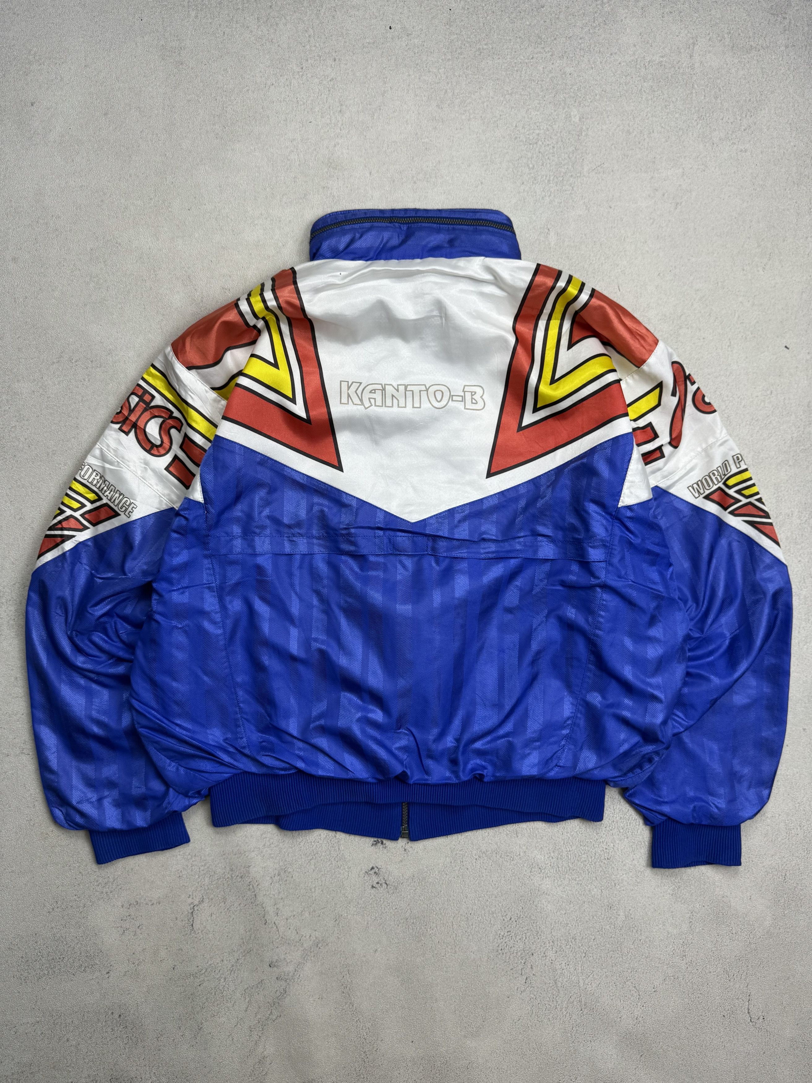 Asics Vintage 90s Asics Soccer Jacket Size US L / EU 52-54 / 3 - 2 Thumbnail
