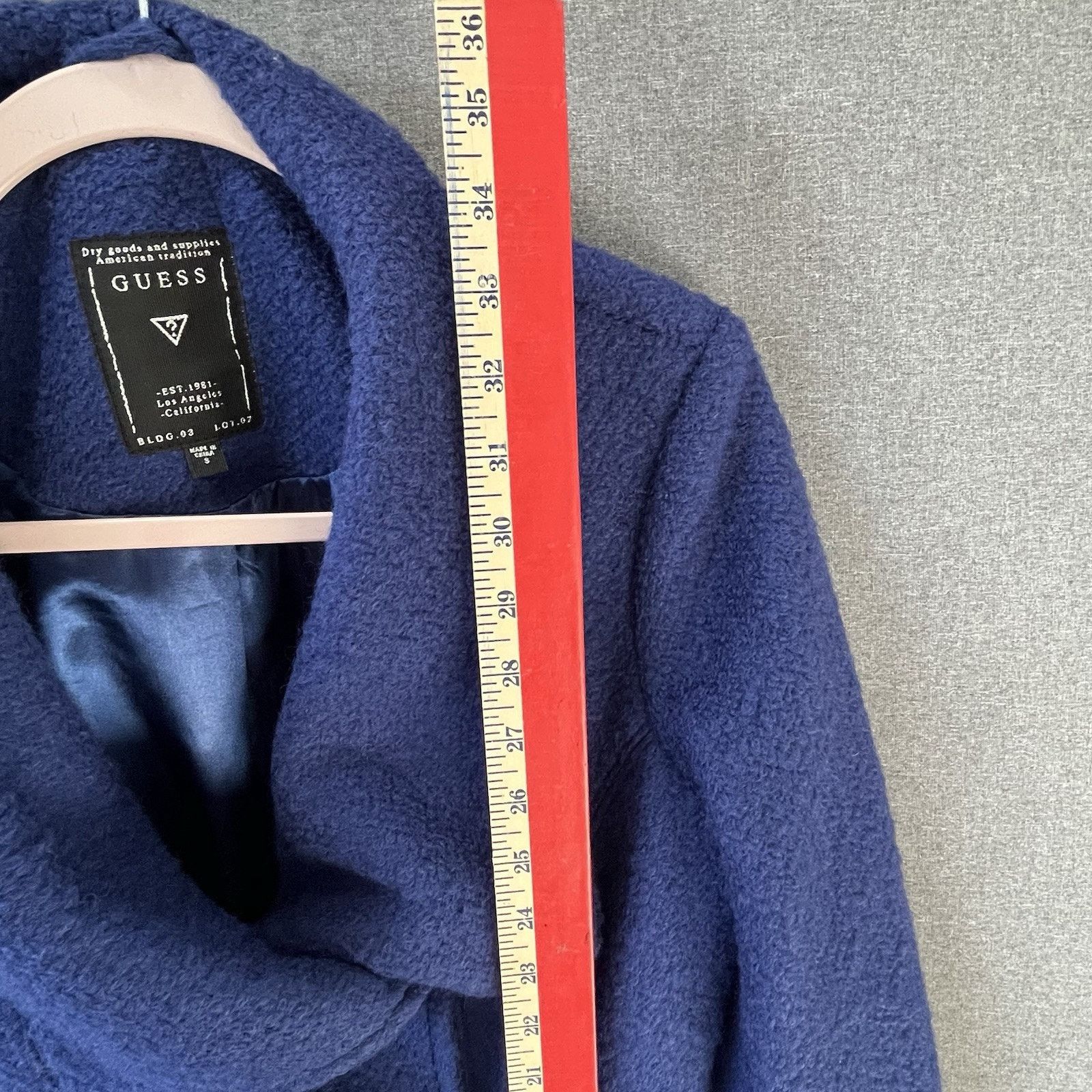 Guess Guess Cotton Blend Blue coat Lined size S Size S / US 4 / IT 40 - 3 Thumbnail