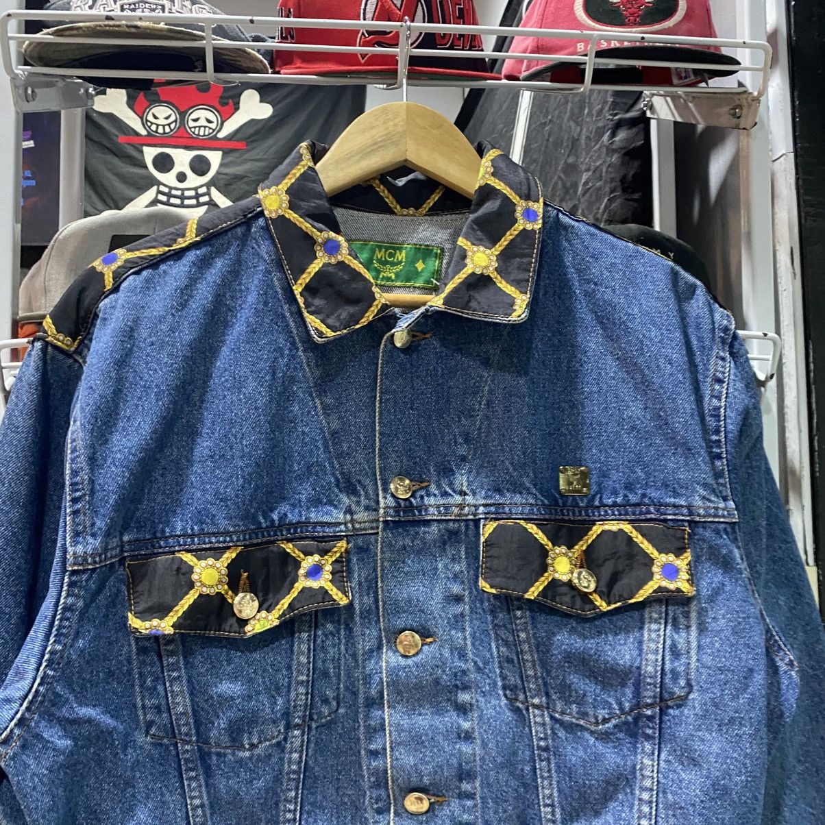 MCM × Vintage Vtg 90’s MCM denim jacket Size US S / EU 44-46 / 1 - 11 Thumbnail