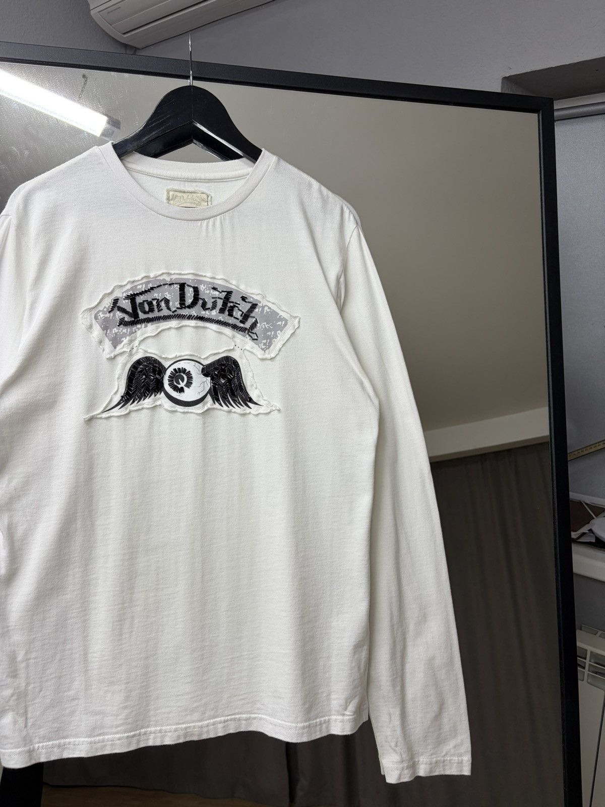 Von Dutch Vintage y2k Von Dutch White Longs-levee Embossed Logo Tee Size US XL / EU 56 / 4 - 3 Thumbnail