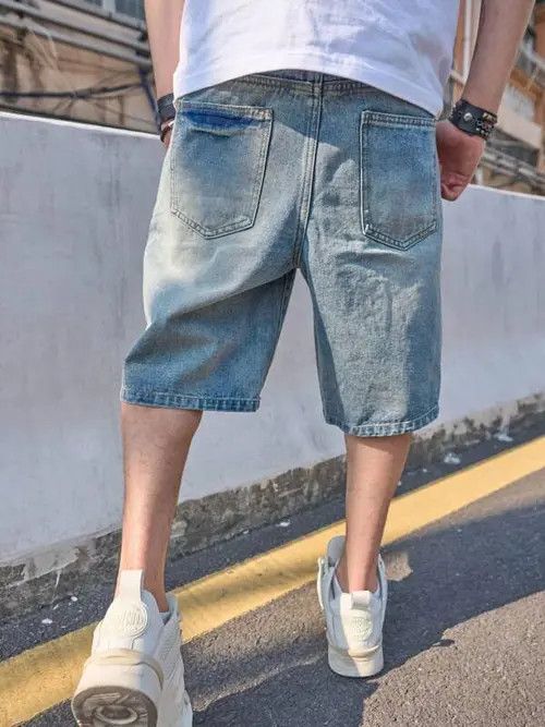 Japanese Brand × Vintage VINTAGE RETRO shorts jorts DRIP rap Y2K Size US 36 / EU 52 - 2 Thumbnail