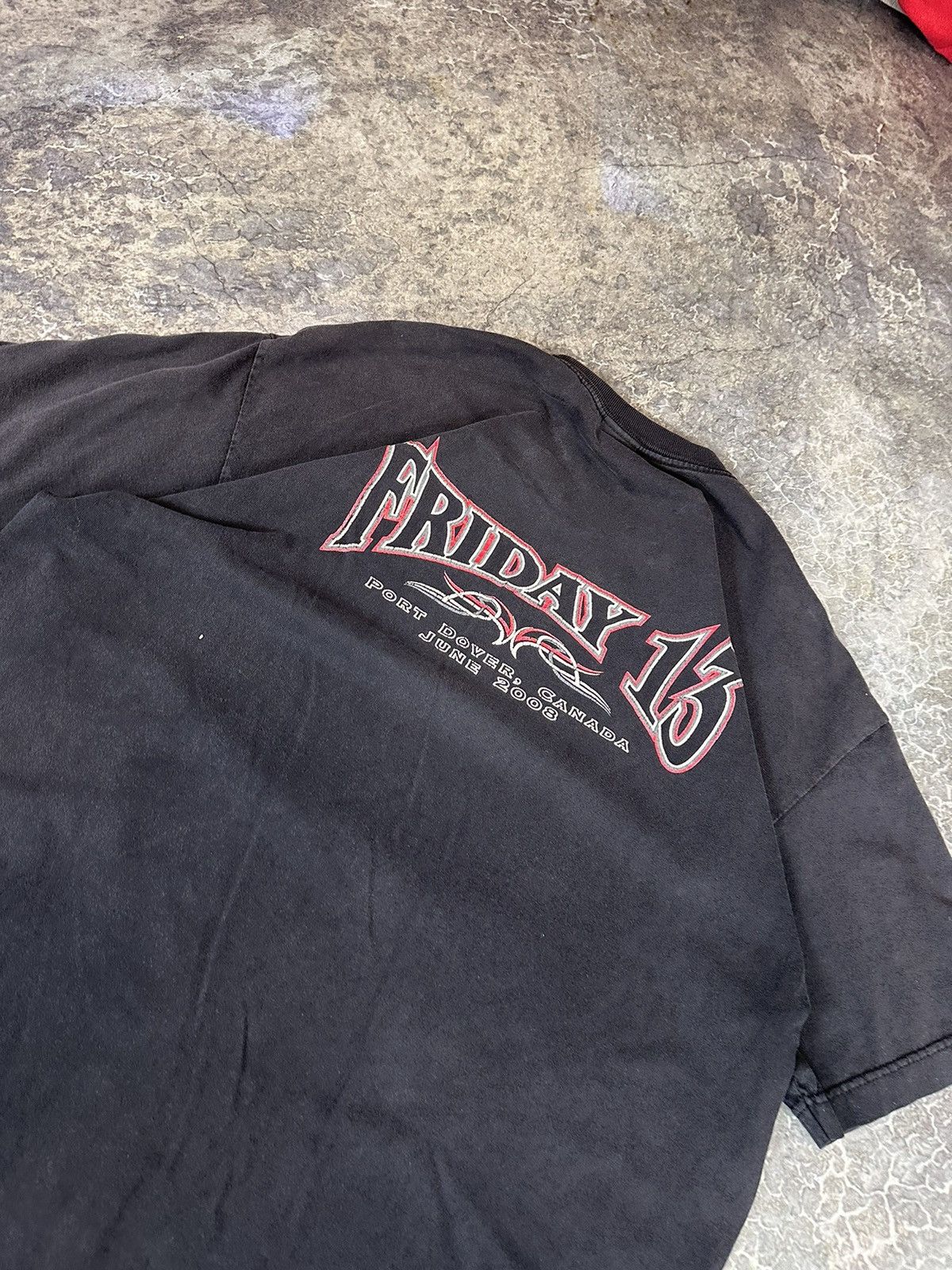 Vintage Vintage Friday The 13th Bike Week Tee Size US XL / EU 56 / 4 - 2 Thumbnail