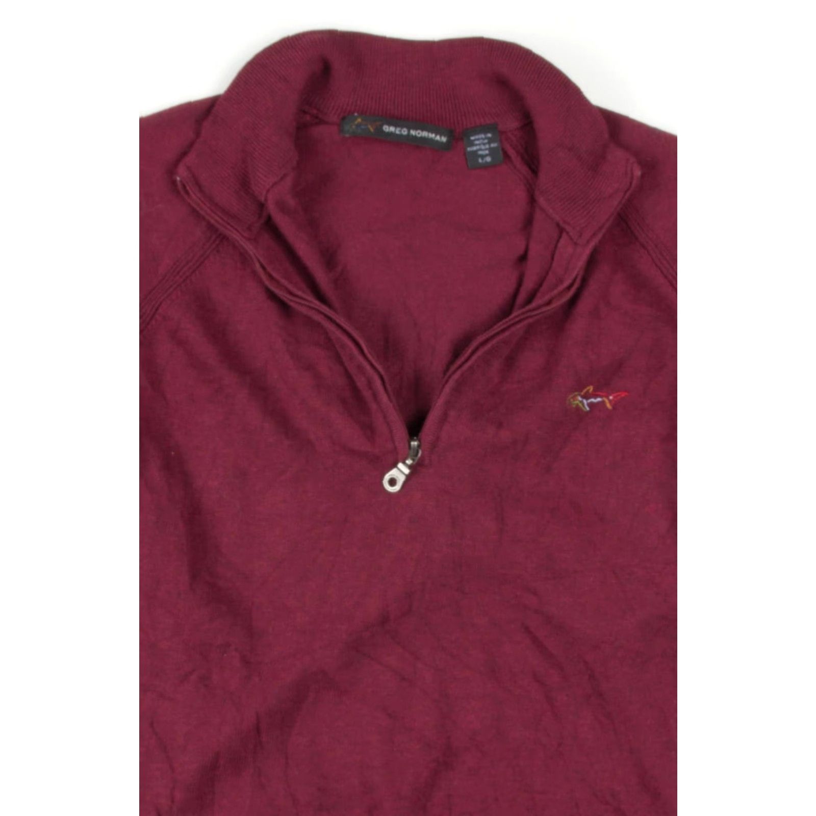 Vintage Vintage Burgundy Greg Norman 1/4 Zip Large Sweater Golf Pullover User: Vintage Burgundy Greg Norman 1/4 Zip Large Sweater Golf Pullover Size L / US 10 / IT 46 - 2 Thumbnail