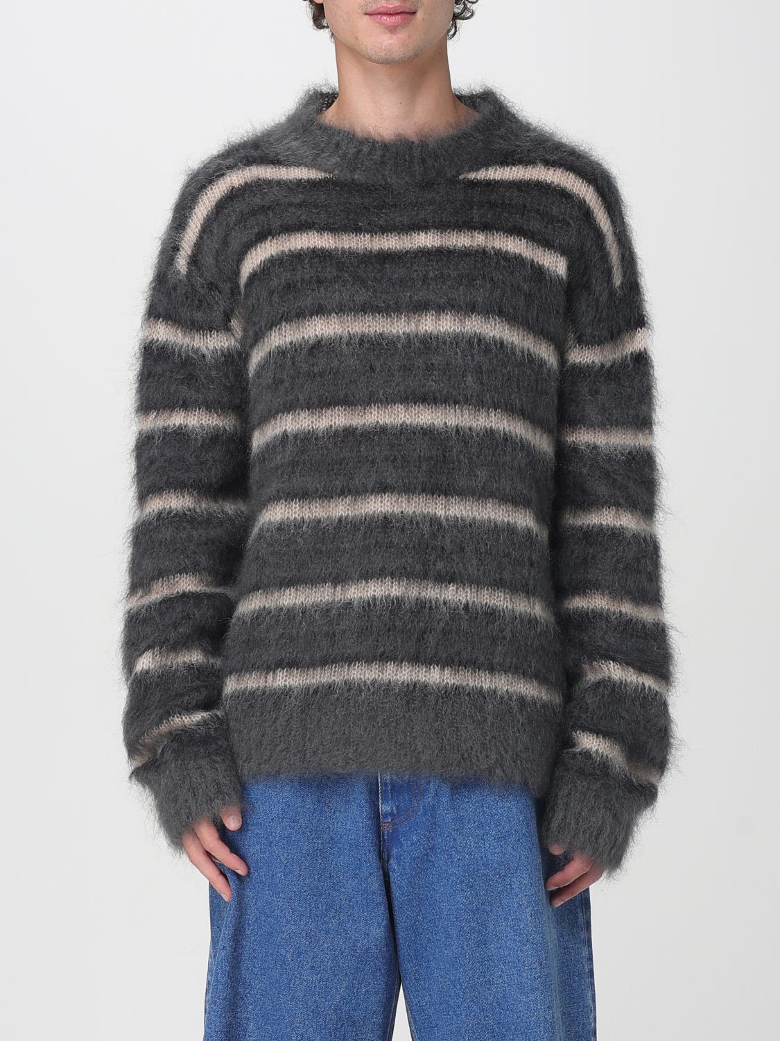 Marni Marni Sweater Men Grey Size US L / EU 52-54 / 3 - 1 Thumbnail