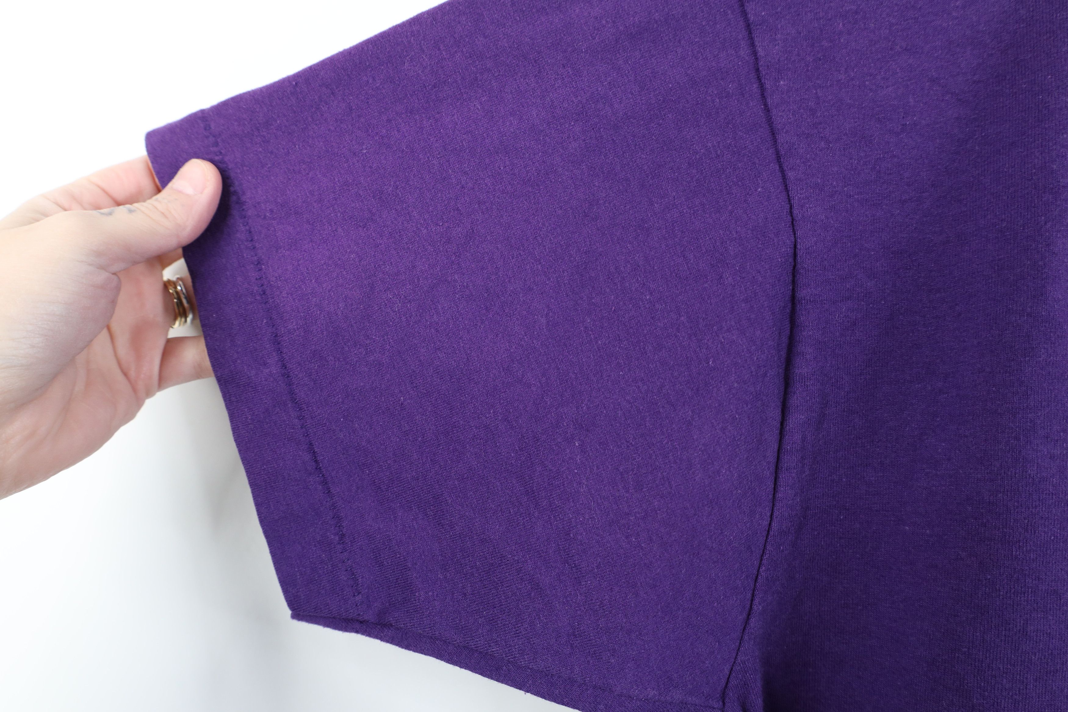 Vintage Vintage 90s Streetwear Cotton Pocket T-Shirt Purple USA Size US XL / EU 56 / 4 - 6 Thumbnail