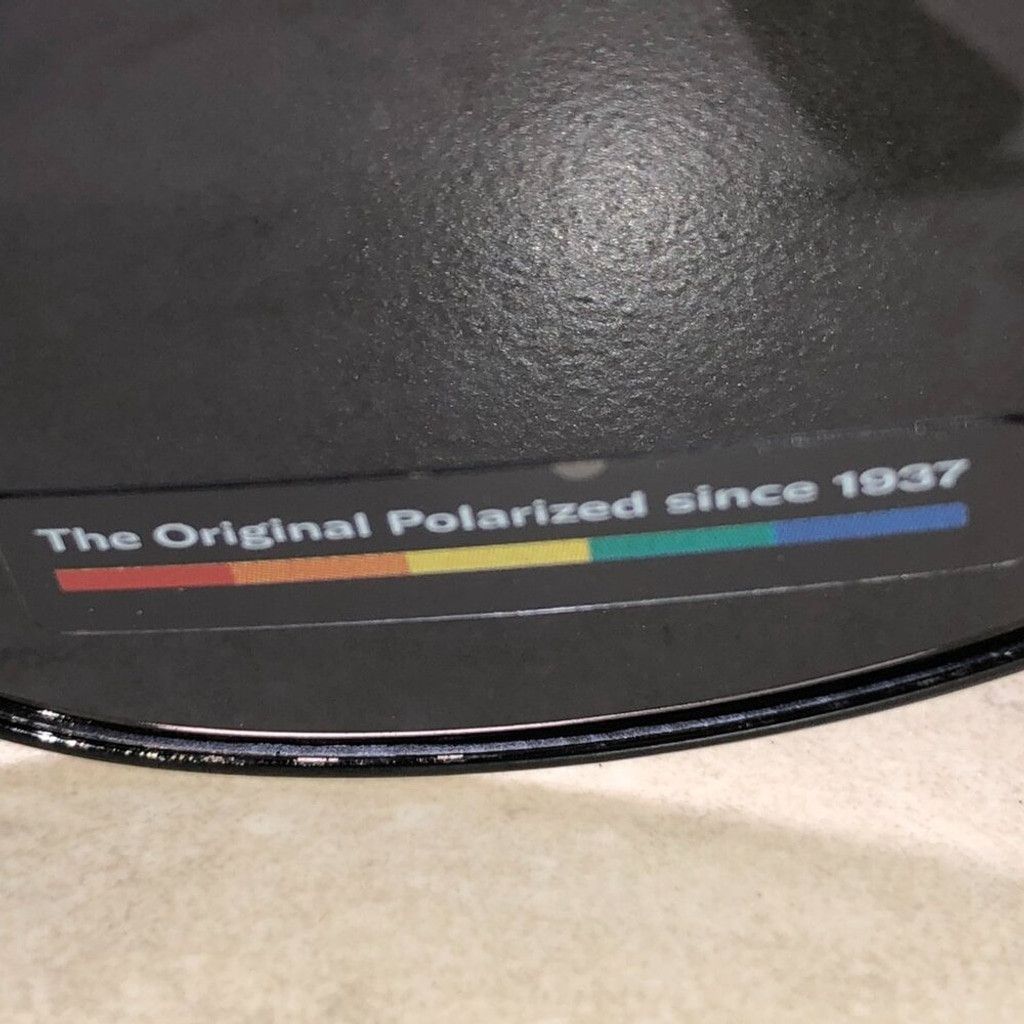 Polaroid Polaroid Black & Gold Polarized Aviator Sunglasses Size ONE SIZE - 5 Thumbnail