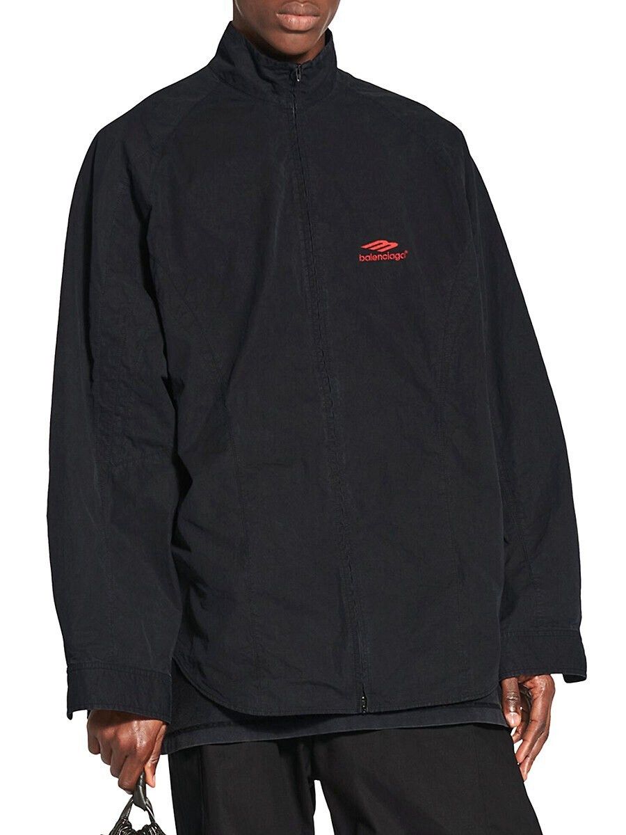 image of Balenciaga O1In1G0124 Tracksuit In Black, Men's (Size Large)