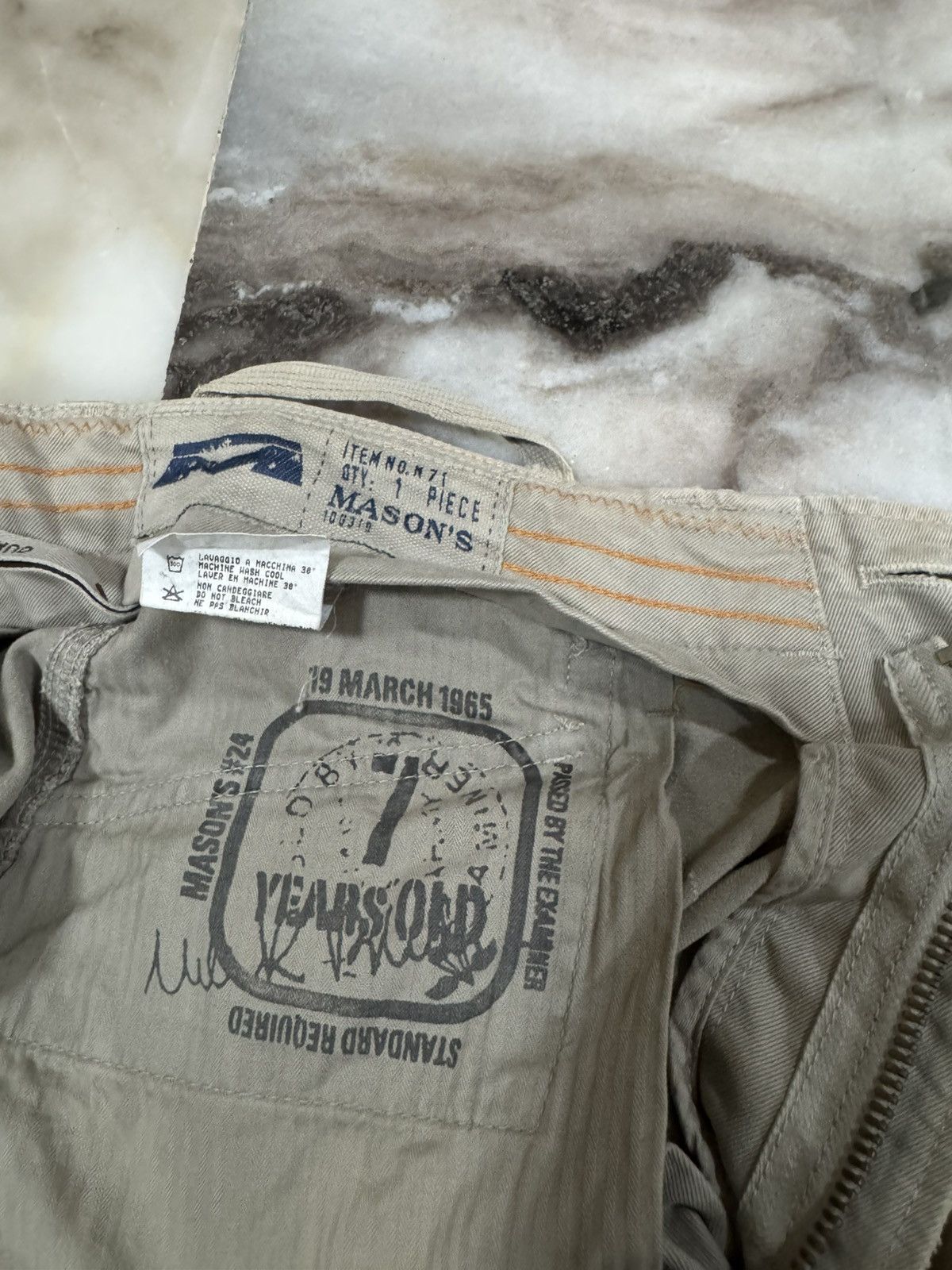 Mason's Vintage 60s Masons Medical Battalion Pure Cargo Pants Size US 32 / EU 48 - 22 Thumbnail