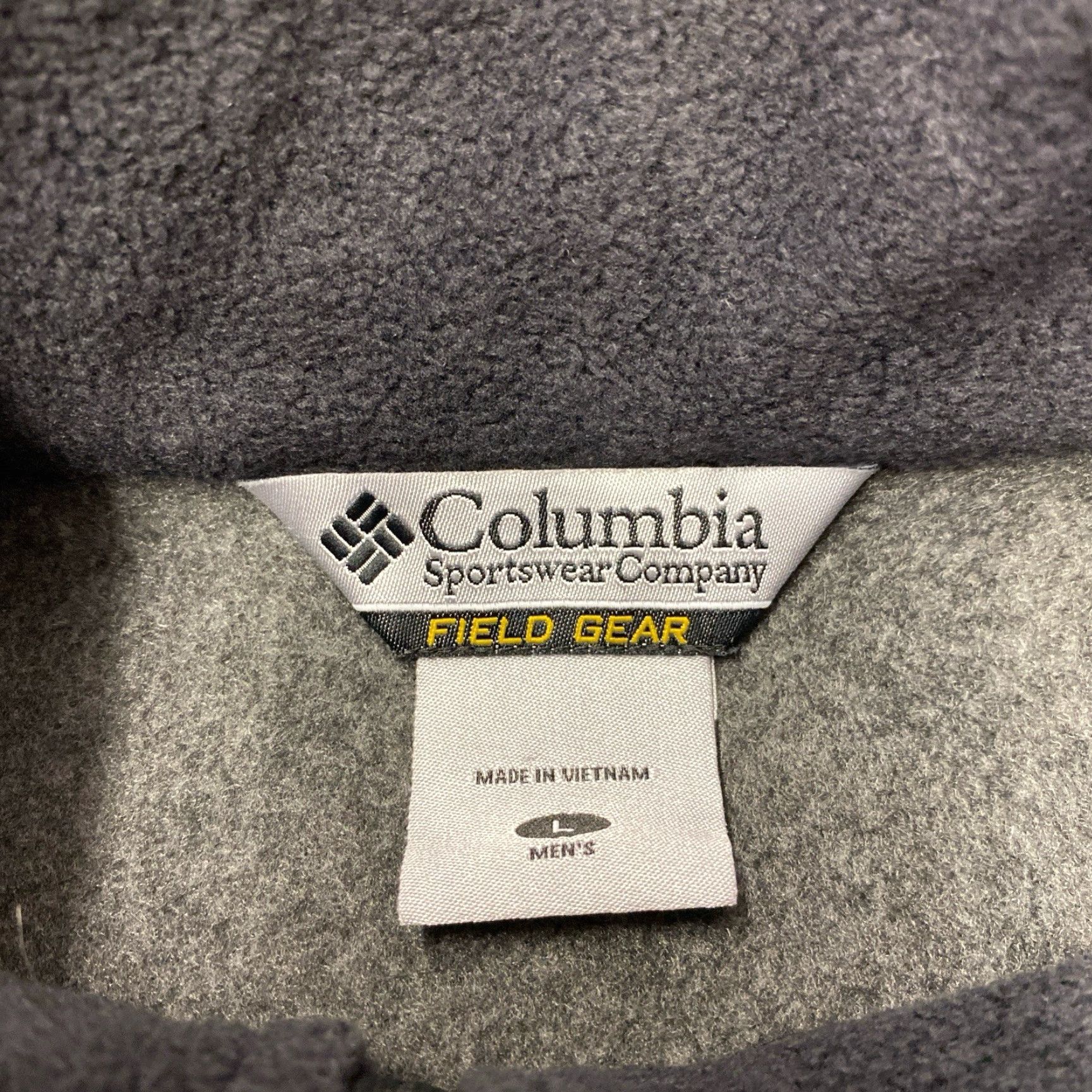 Vintage COLUMBIA Field Gear Zip Up Sweatshirt Jacket Men's L Black Fleece Pockets Full Zip Outdoor Hiking Skiing Walking Bomber Stand-Up Collar Size US L / EU 52-54 / 3 - 3 Thumbnail