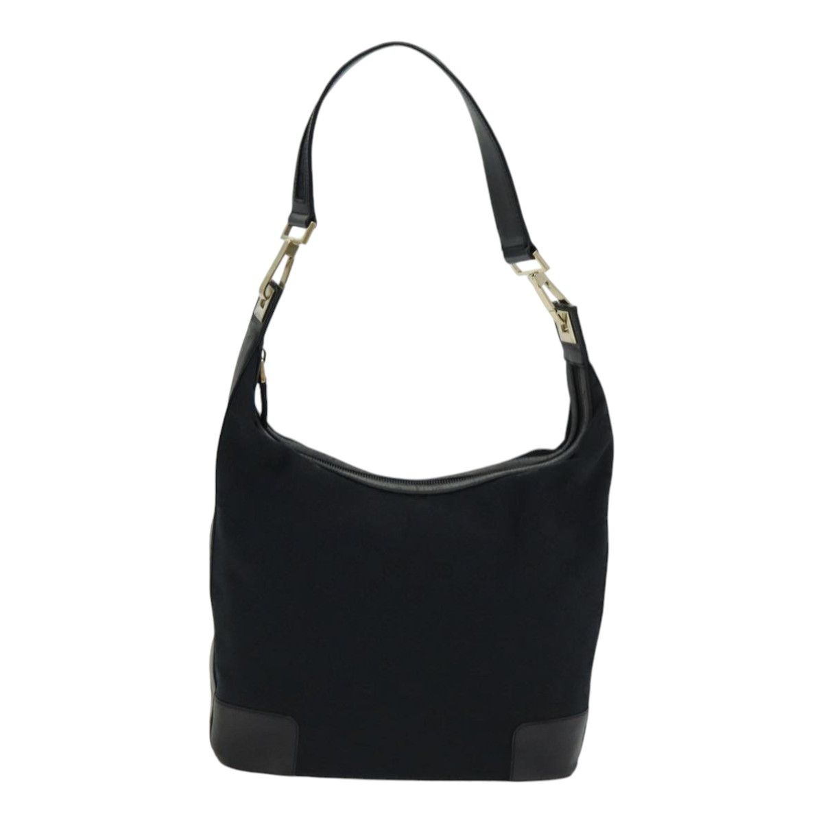 Gucci Hobo Black Canvas Shoulder Bag (Pre-Owned) Size ONE SIZE - 1 Thumbnail