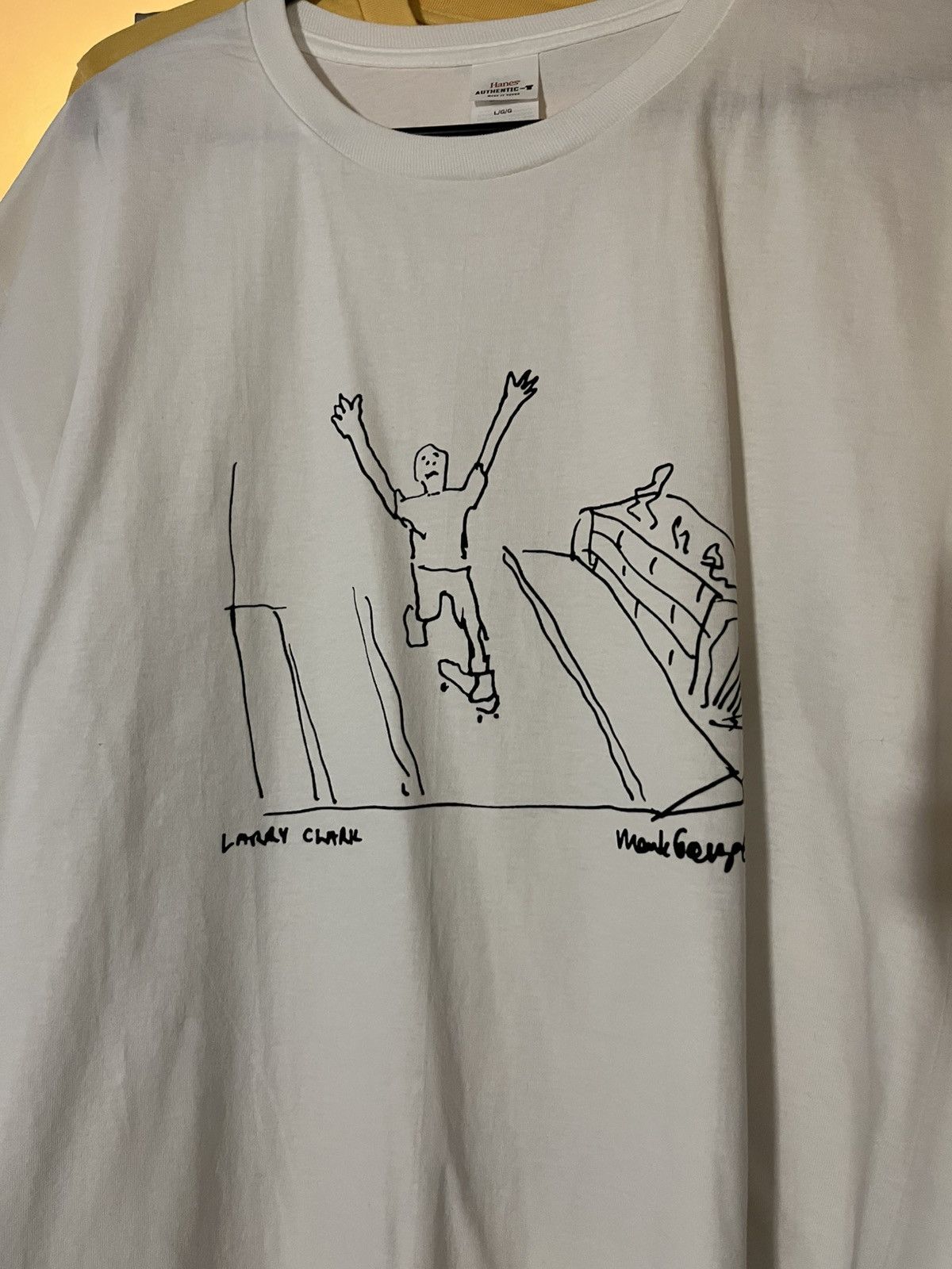Vintage Larry Clark Mark Gonzales Drawing t shirt Ruttkowski 68 Size US L / EU 52-54 / 3 - 9 Thumbnail