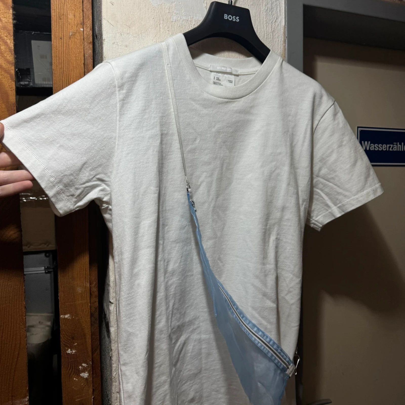 Helmut Lang Helmut lang bondage bag logo t-shirt Size US M / EU 48-50 / 2 - 5 Thumbnail