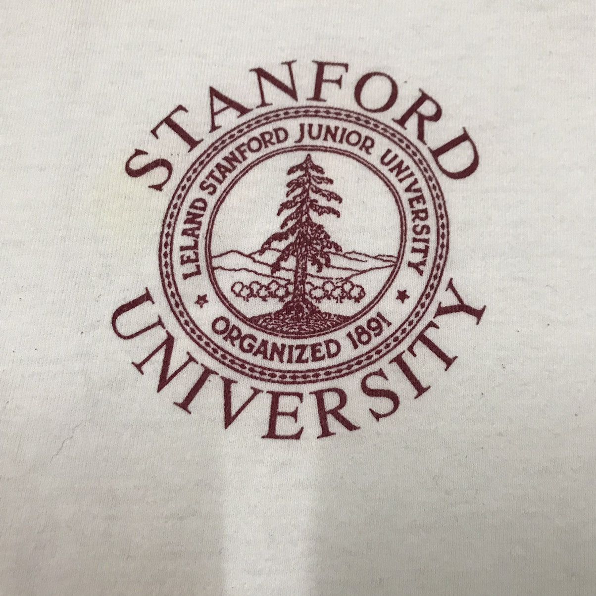 Vintage Vintage Stanford University Small Logo Tshirt Size US XS / EU 42 / 0 - 4 Thumbnail