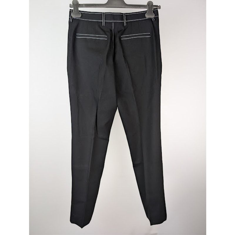 Burberry o1rshd1 Straight-Fit Tapered Tailored Trousers Pant in Black Size US 30 / EU 46 - 10 Thumbnail