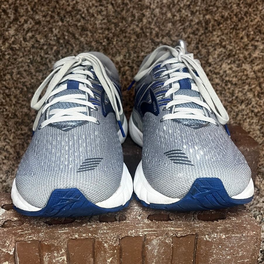 Brooks Brooks Adrenaline GTS 19 Running Sneaker Grey/Blue Men's11.5 Size US 11.5 / EU 44-45 - 4 Thumbnail