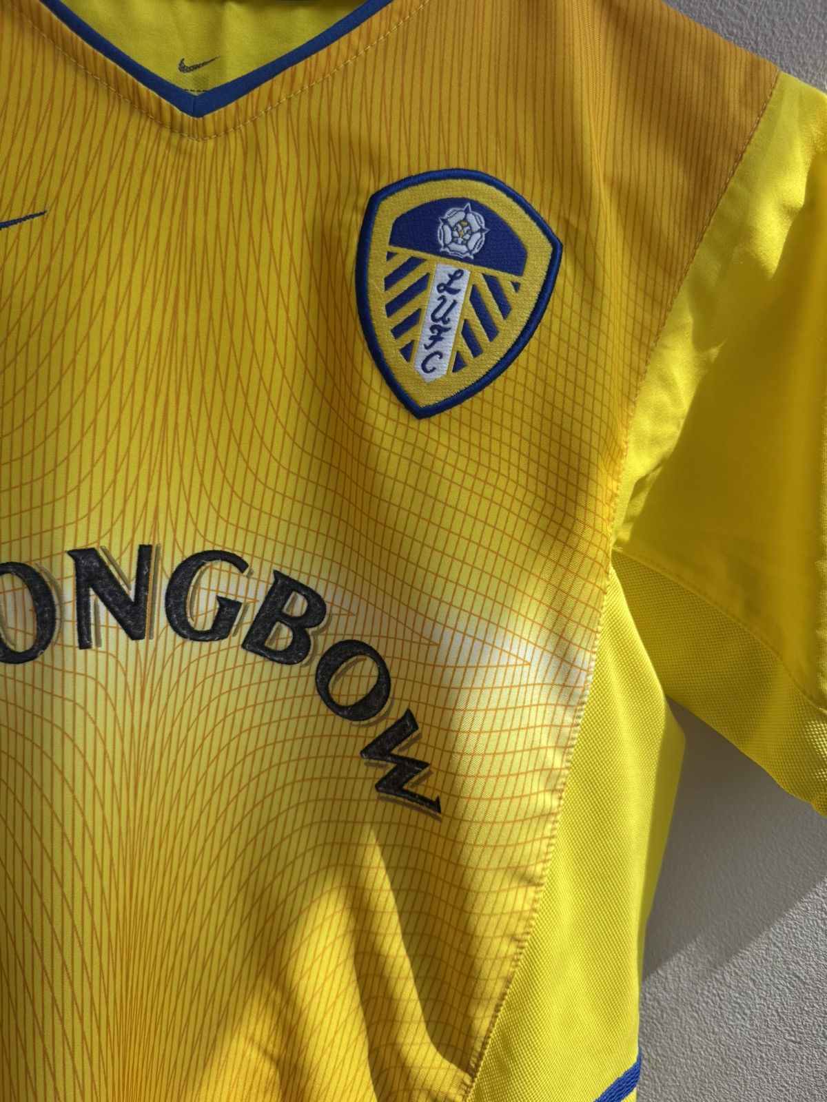 Nike LEEDS 2000 2001 2002 SMITH #17 FOOTBALL SHIRT SOCCER JERSEY Size US XXS / EU 40 - 7 Thumbnail
