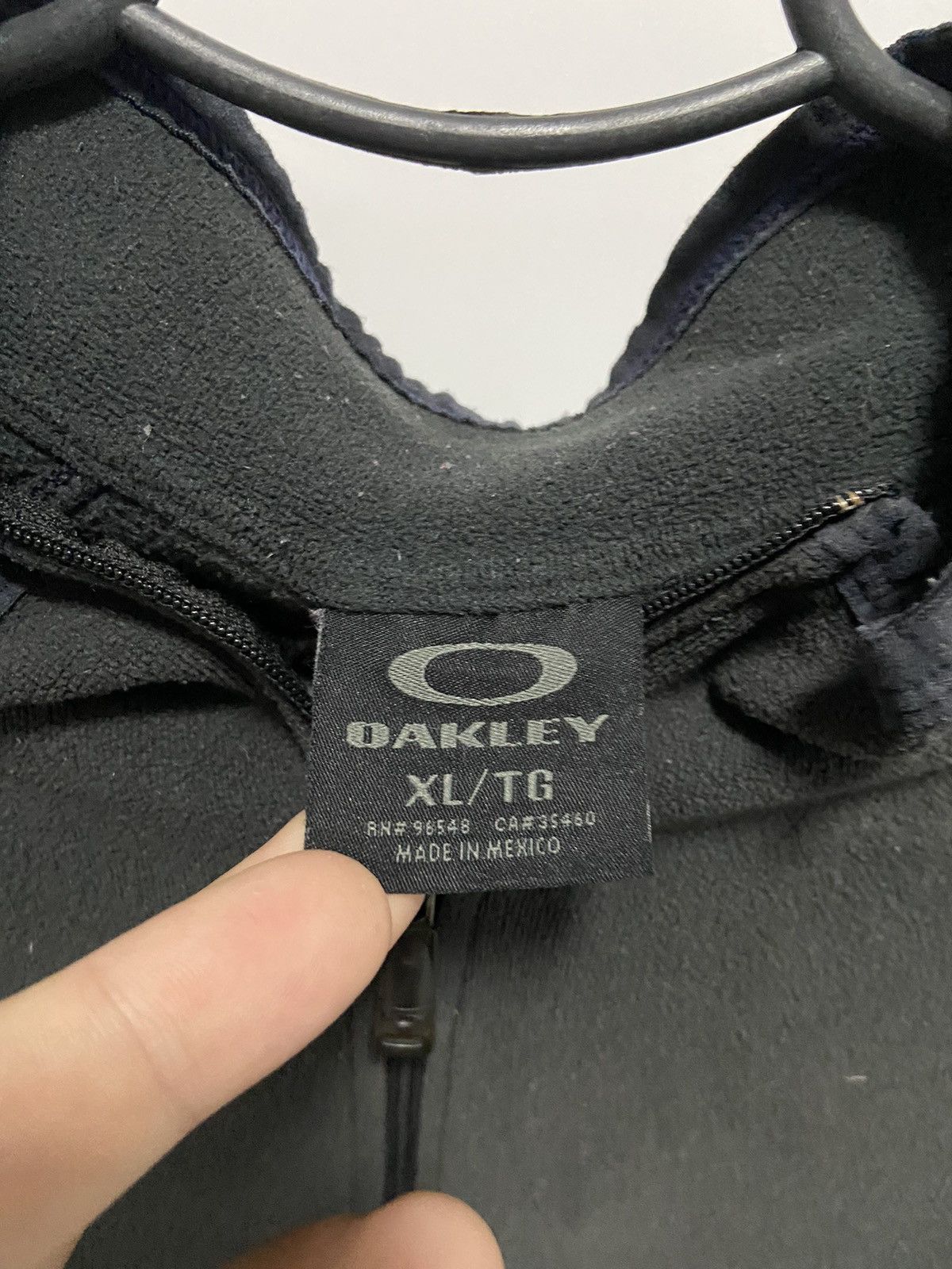 Oakley × Vintage Oakley big Logo pocket Vintage zip fleece Sweatshirt Size US XL / EU 56 / 4 - 6 Thumbnail