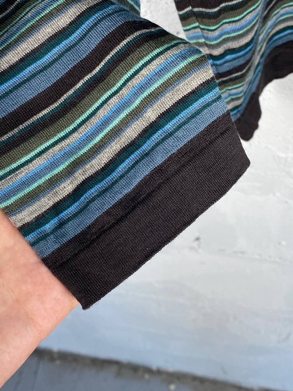John Smedley John Smadley New Zealand Merino Wool Knit Striped Sweater Size US M / EU 48-50 / 2 - 6 Thumbnail