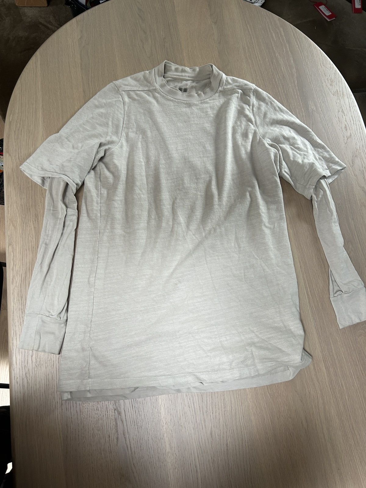 Rick Owens Drkshdw Rick Owens drkshdw Hustler T Shirt in Pearl Size US L / EU 52-54 / 3 - 2 Thumbnail