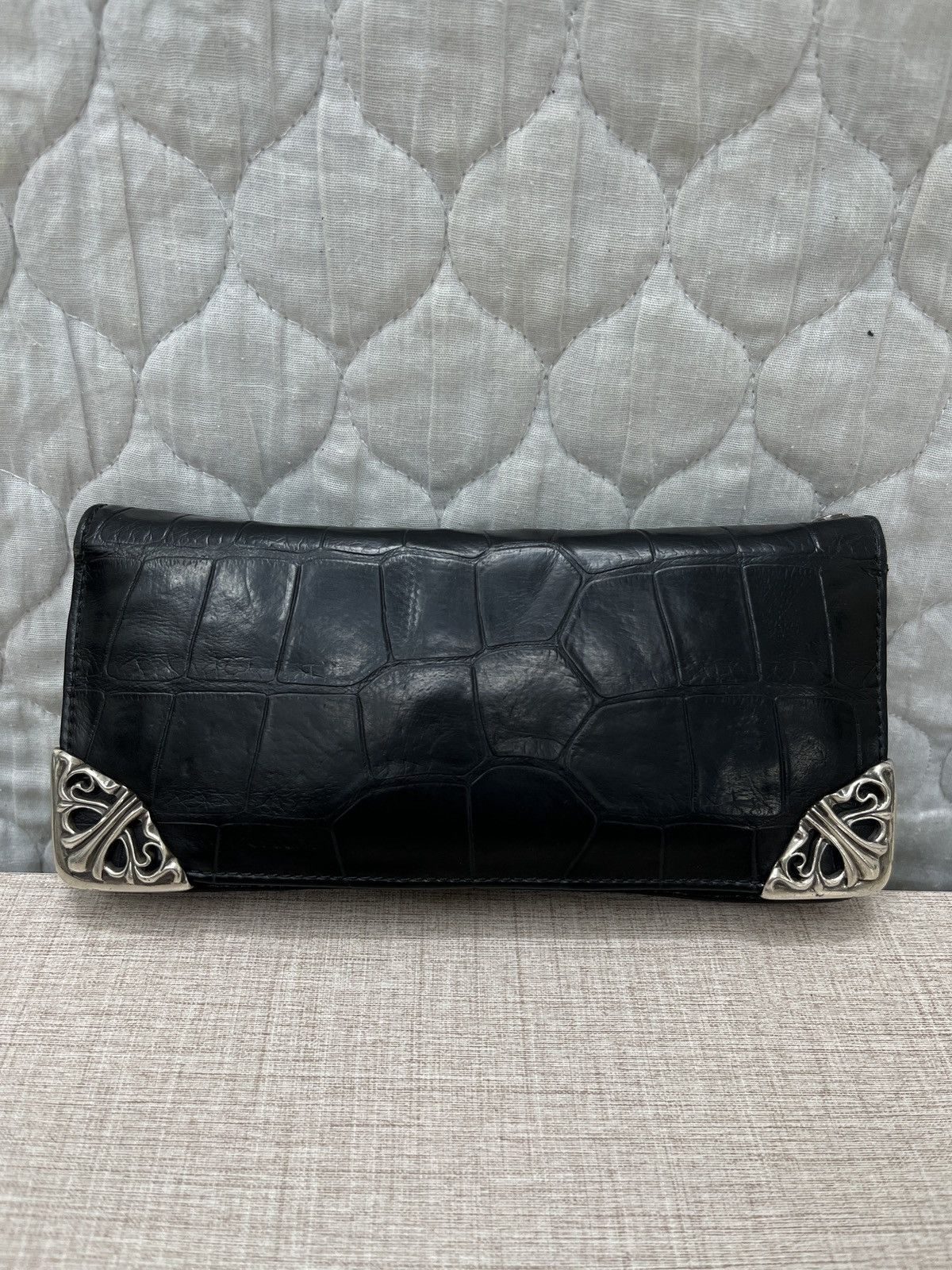 Chrome Hearts 🔥🔥🔥STEALS CHROME HEARTS ALLIGATOR WALLET Size ONE SIZE - 1 Thumbnail