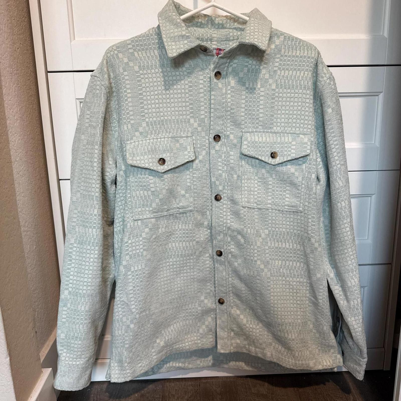 Urban Outfitters Urban Outfitters Men's Green and Blue Cardigan Size US S / EU 44-46 / 1 - 1 Thumbnail