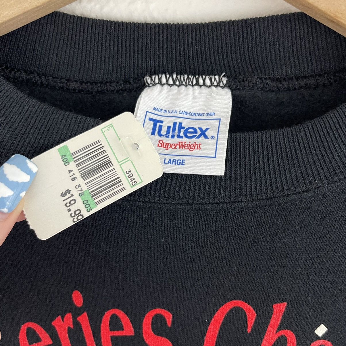 Tultex Vintage 1991 Minnesota Twins Black Pullover Sweatshirt Size L / US 10 / IT 46 - 8 Thumbnail