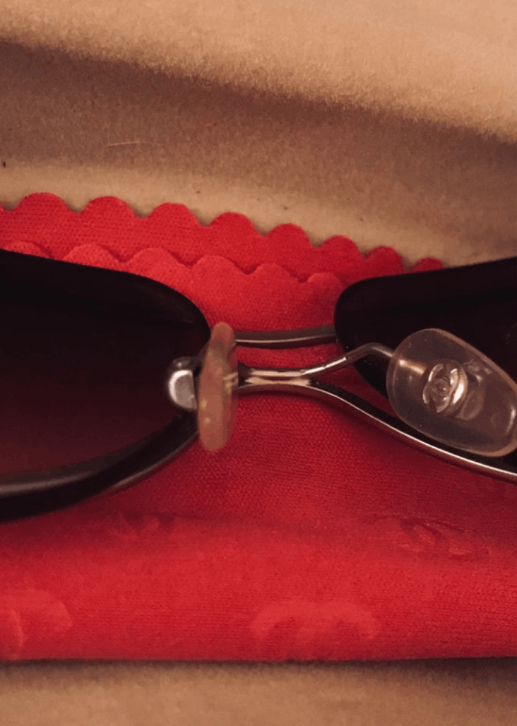 Chanel × Vintage CHANEL Sunglasses 4020 Mask Visor Rimless Ski Shield 4033 Size ONE SIZE - 4 Thumbnail