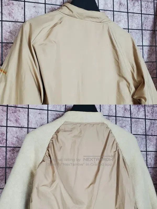 Burberry Burberry Khaki Wool Logo Long Sleeve Sweatshirt. Size L / US 10 / IT 46 - 4 Thumbnail